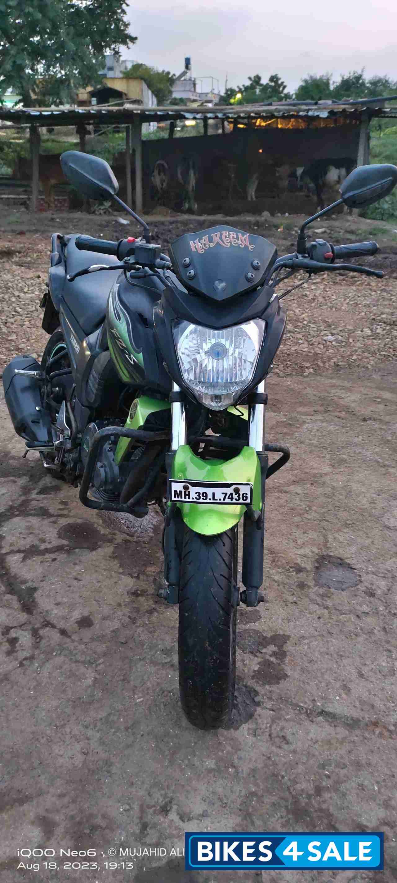 Neon Green Yamaha FZ-S