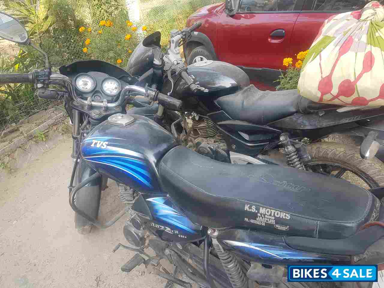 Blue And Black TVS Star City