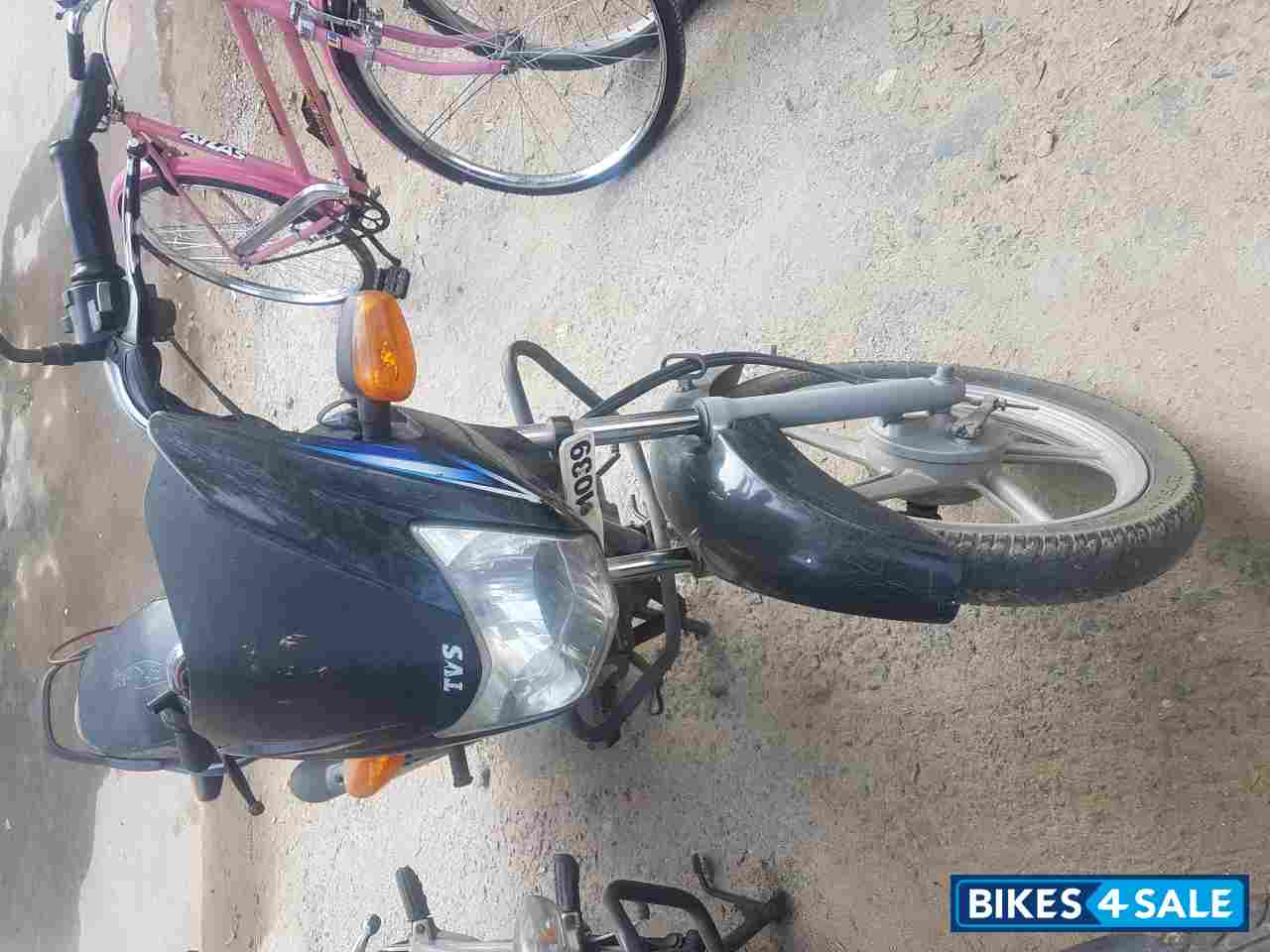 Blue And Black TVS Star City