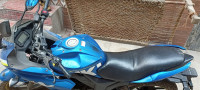 Blue Suzuki Gixxer SF