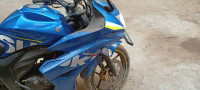 Blue Suzuki Gixxer SF