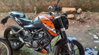 Orange Black KTM Duke 200