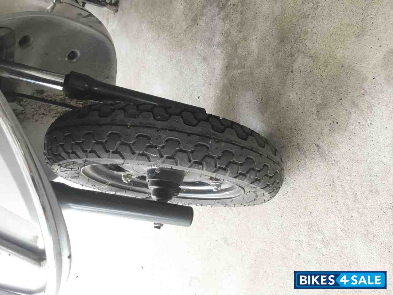 Silver TVS Scooty Pep Plus