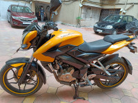 Mustard Yellow Bajaj Pulsar 200 NS