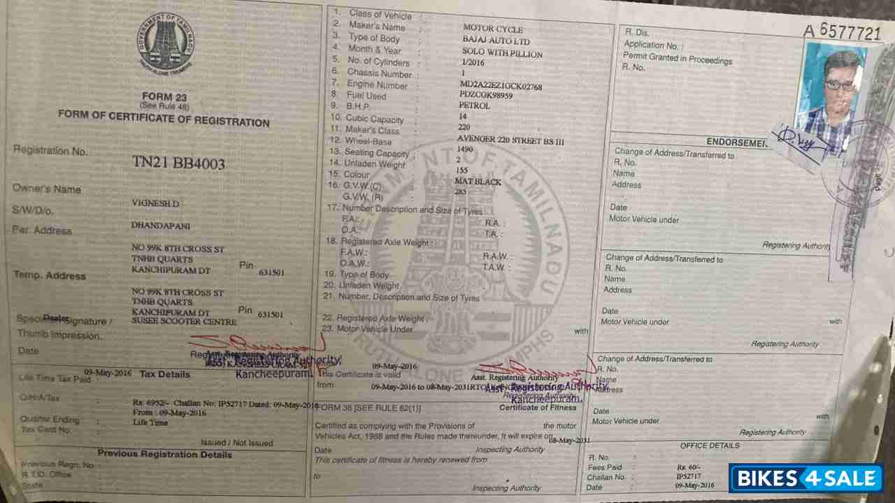 Bajaj Avenger Street 220