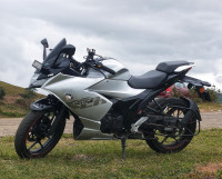 Silver Suzuki Gixxer SF BS6
