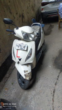 White TVS Jupiter