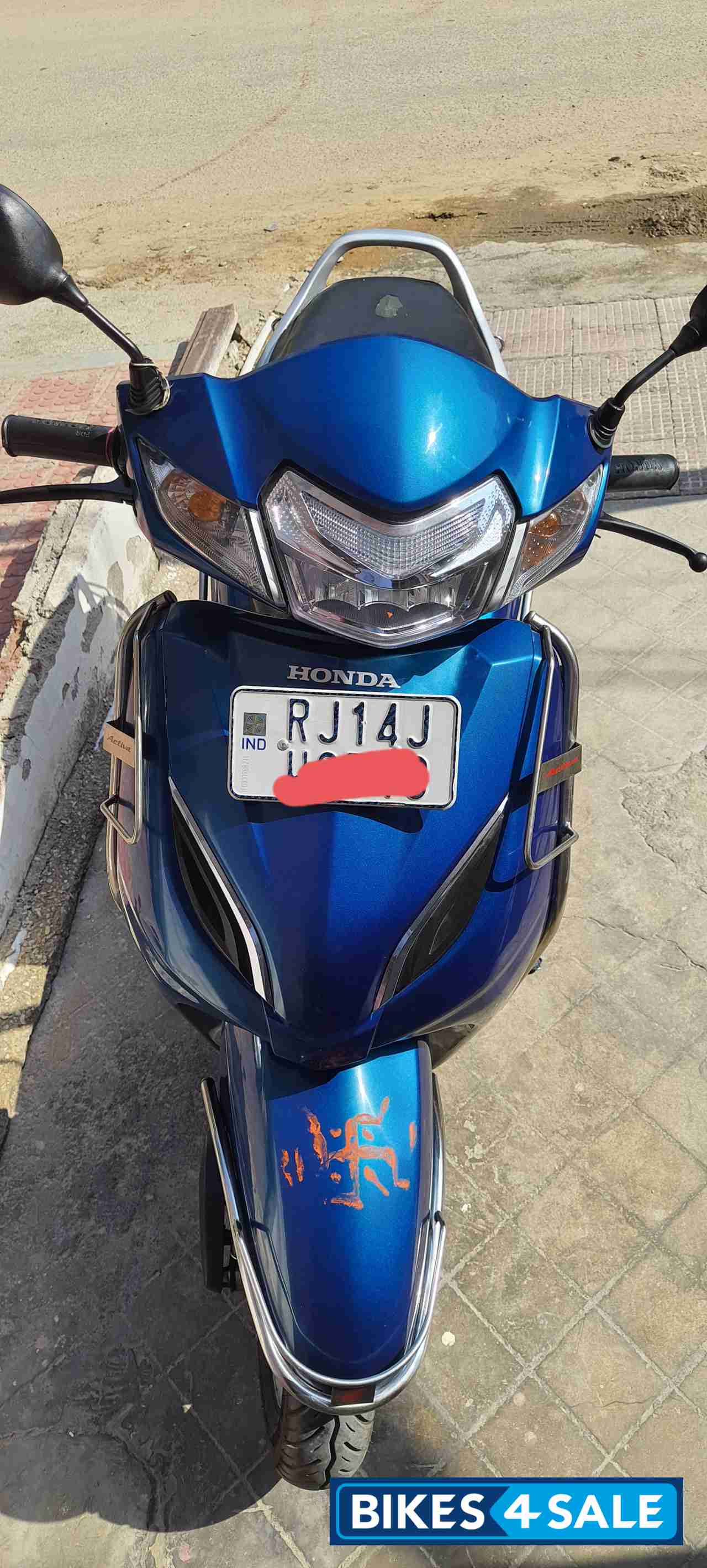 Trance Blue Metallic Honda Activa 5G