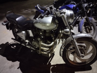 Silver Royal Enfield Bullet Electra