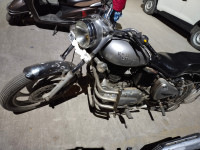 Silver Royal Enfield Bullet Electra