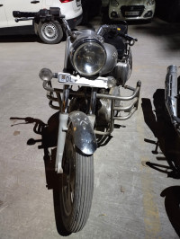 Silver Royal Enfield Bullet Electra