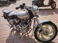 Silver Royal Enfield Bullet Electra