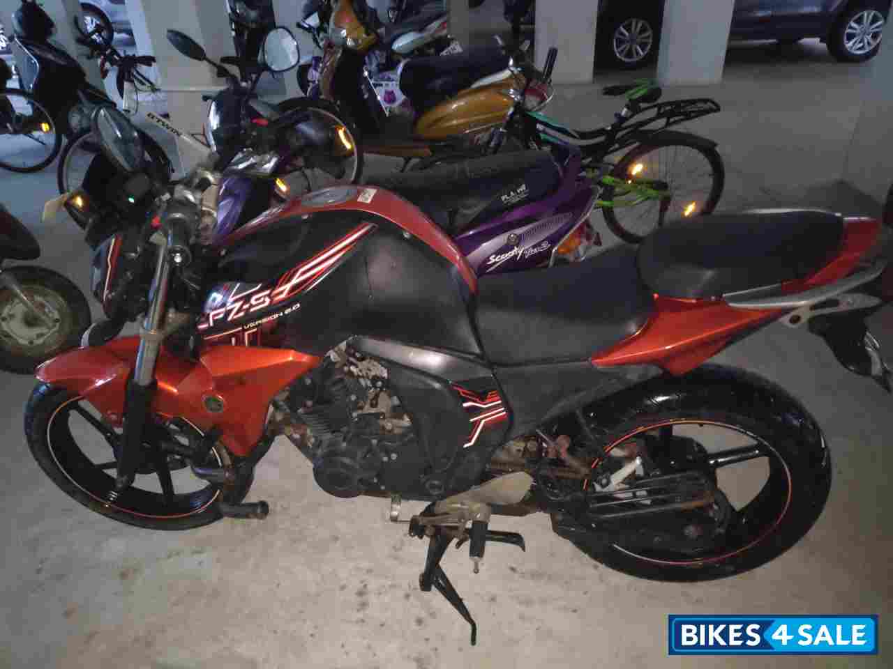 Molten Orange Yamaha FZ-S FI V2