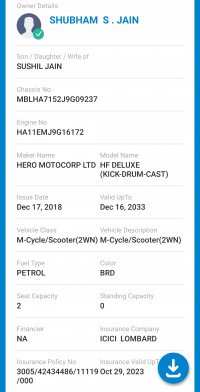 Hero HF Deluxe 2018 Model