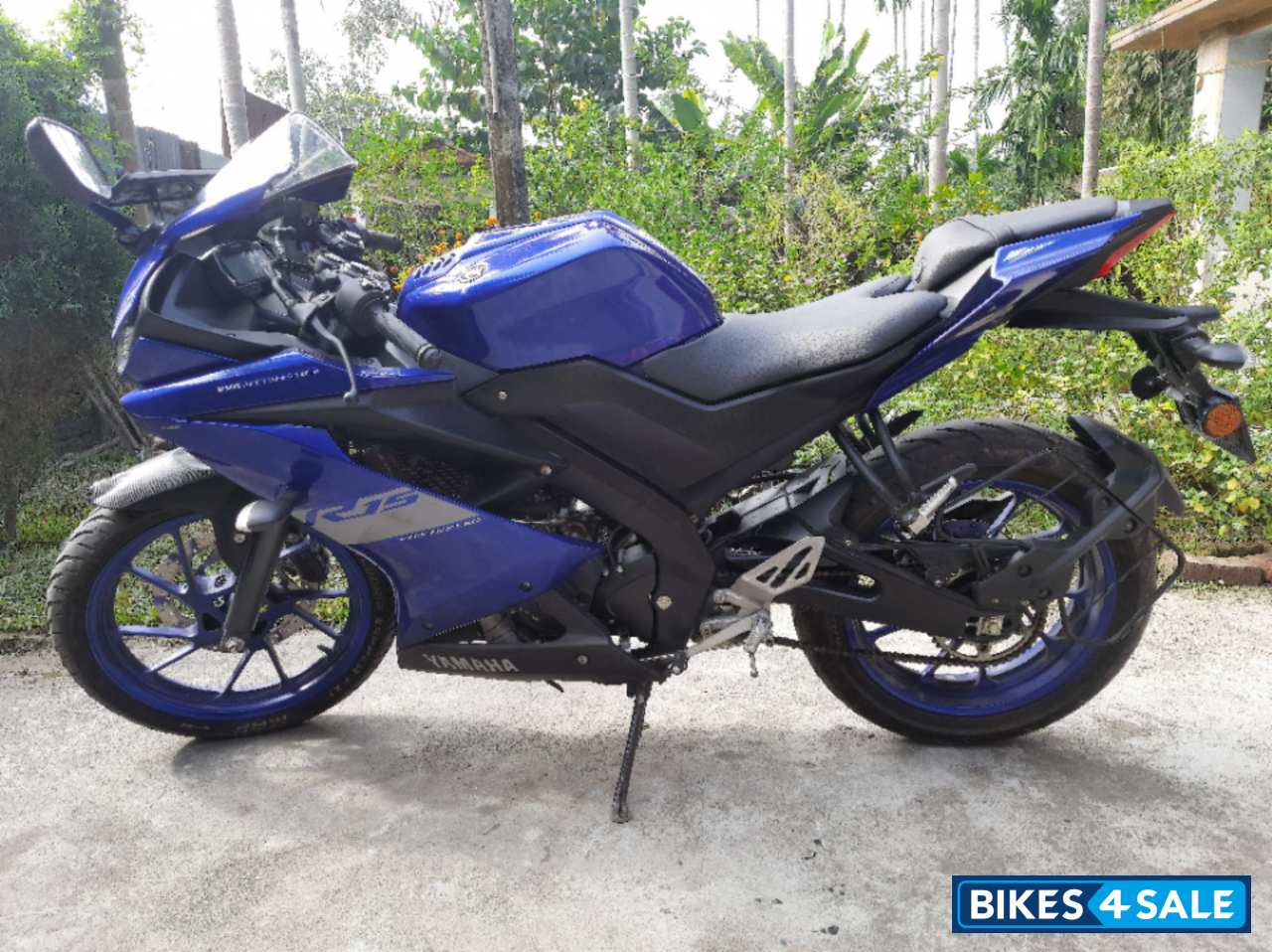Racing Blue Yamaha YZF R15 V3 BS6