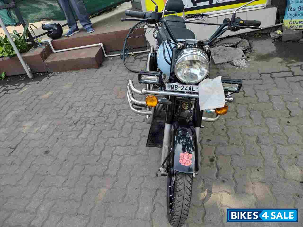 Black/blue Royal Enfield Bullet Standard 350