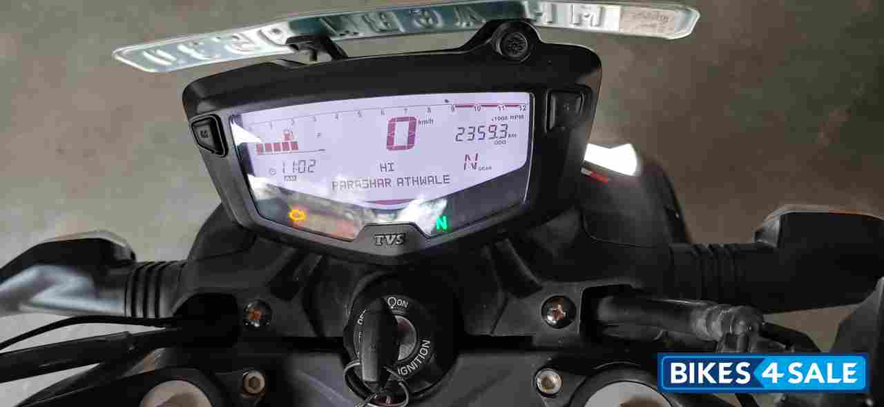 Black And Red TVS Apache RTR 200 4V 2020