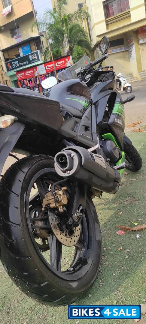 Black And Green Yamaha YZF R15 S