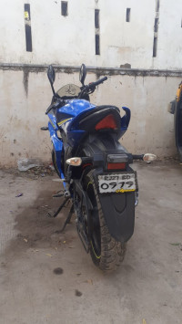 Blue Suzuki Gixxer SF