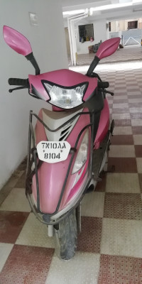 Pink TVS Scooty Streak