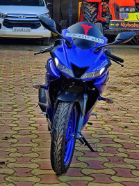 Blue Yamaha YZF R15 V3 BS6