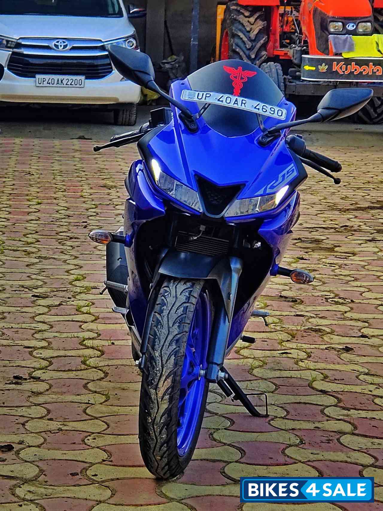 Blue Yamaha YZF R15 V3 BS6 Blue Yamaha YZF R15 V3 BS6