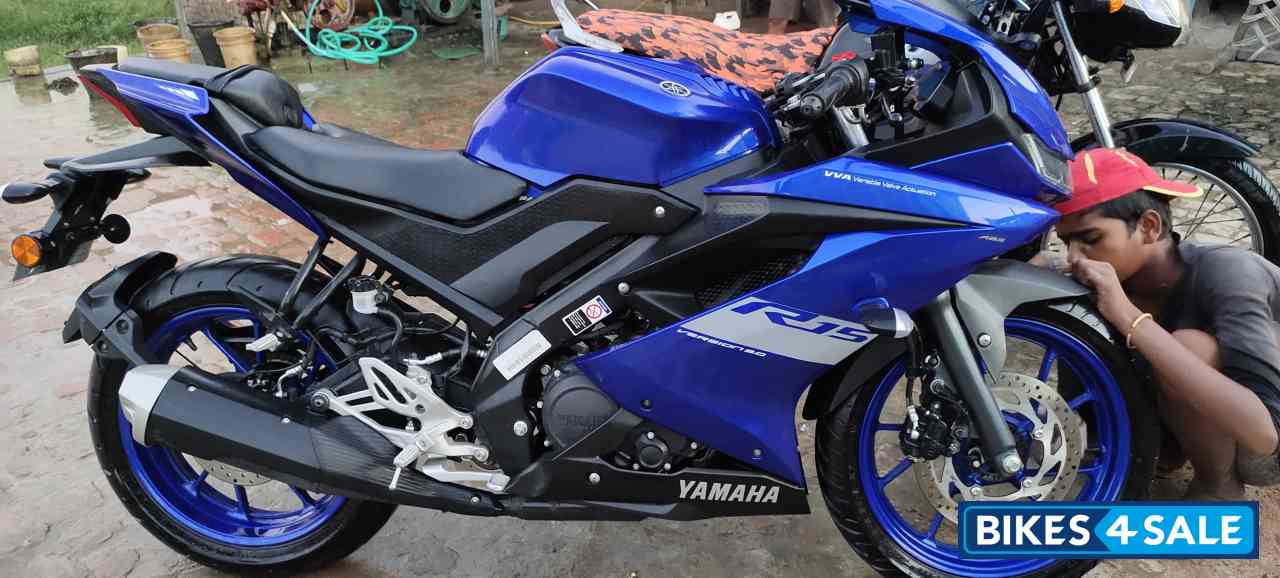Blue Yamaha YZF R15 V3 BS6 Blue Yamaha YZF R15 V3 BS6
