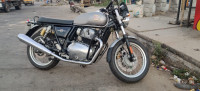 Silver Royal Enfield Interceptor 650 Twin