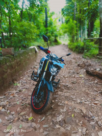 Mat Blue Yamaha FZ-S FI V3