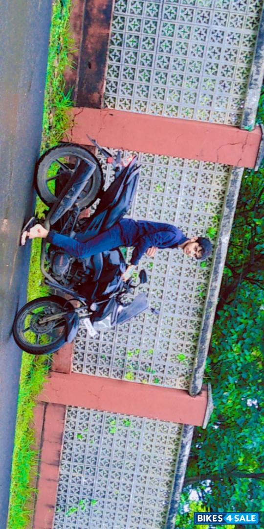 Black Honda CB Trigger