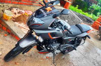 Grey And Orange Neon Bajaj Pulsar 180F Neon