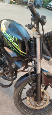 Green And Black Yamaha FZ-S FI V2