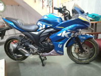 Blue Suzuki Gixxer SF Moto GP