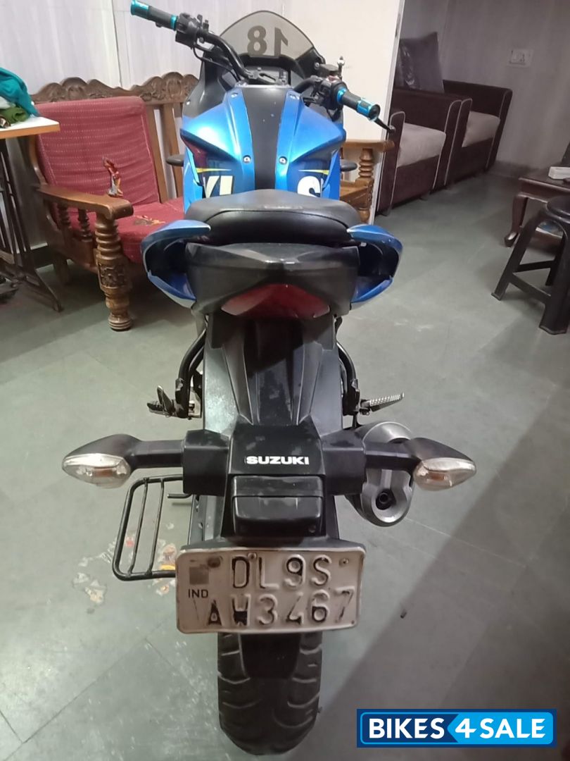 Blue Suzuki Gixxer SF Moto GP