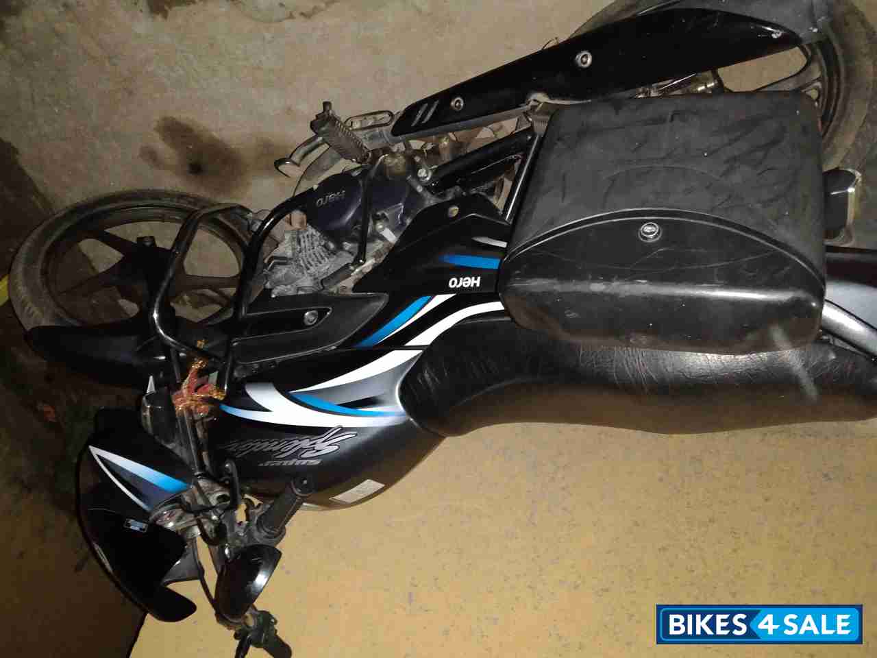 Gray And Blue Hero Super Splendor BS6