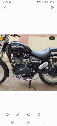 Black Royal Enfield Thunderbird 500
