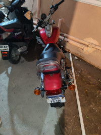 Flaming Red Bajaj Avenger 220 DTS-i