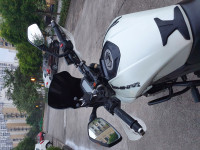 Moon White Bajaj Dominar 400