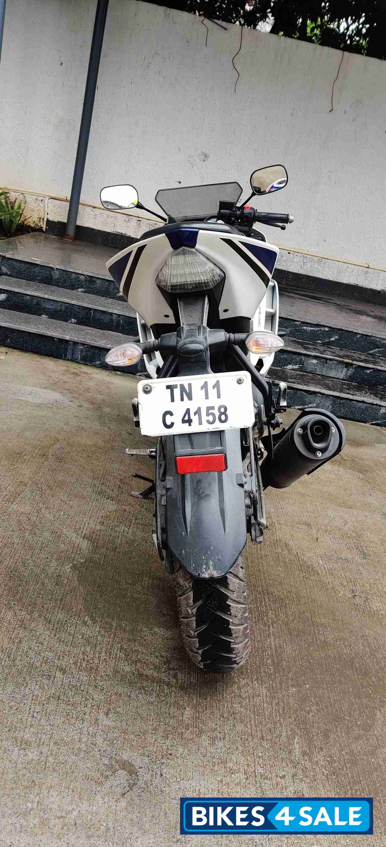 White And Blue Yamaha YZF R15 V2