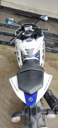 White And Blue Yamaha YZF R15 V2