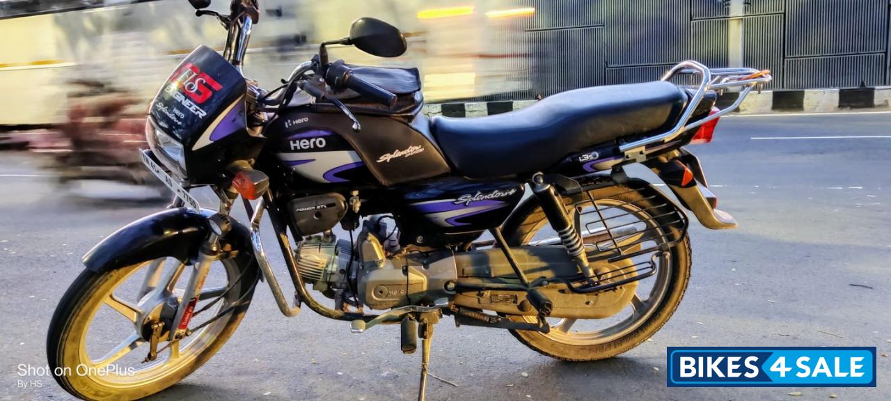 Blue And Black Hero Splendor Plus IBS i3s