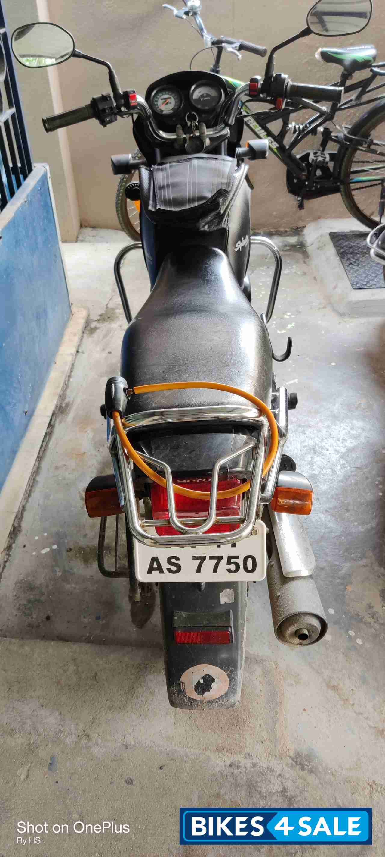 Blue And Black Hero Splendor Plus IBS i3s