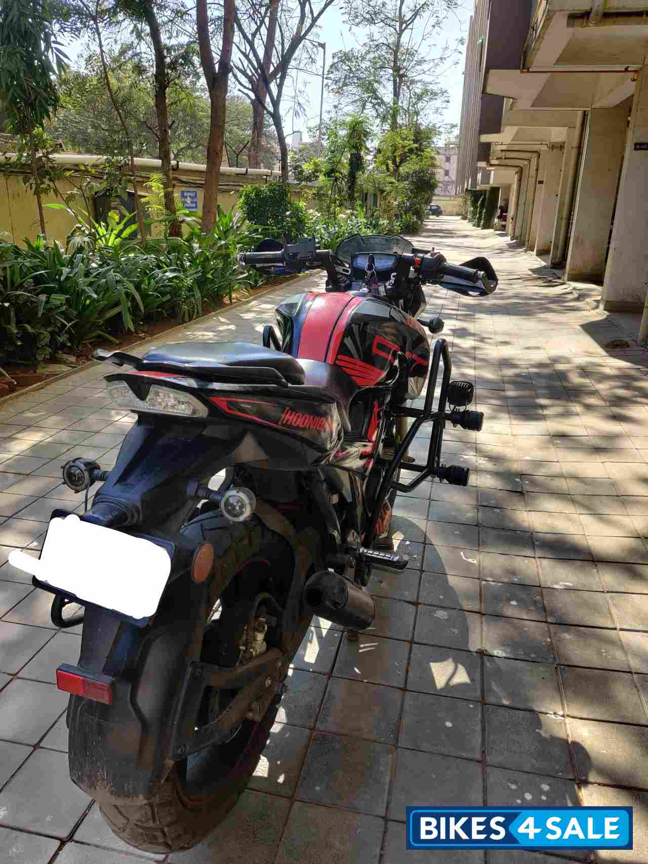 Red Black Decals TVS Apache RTR 200 4V