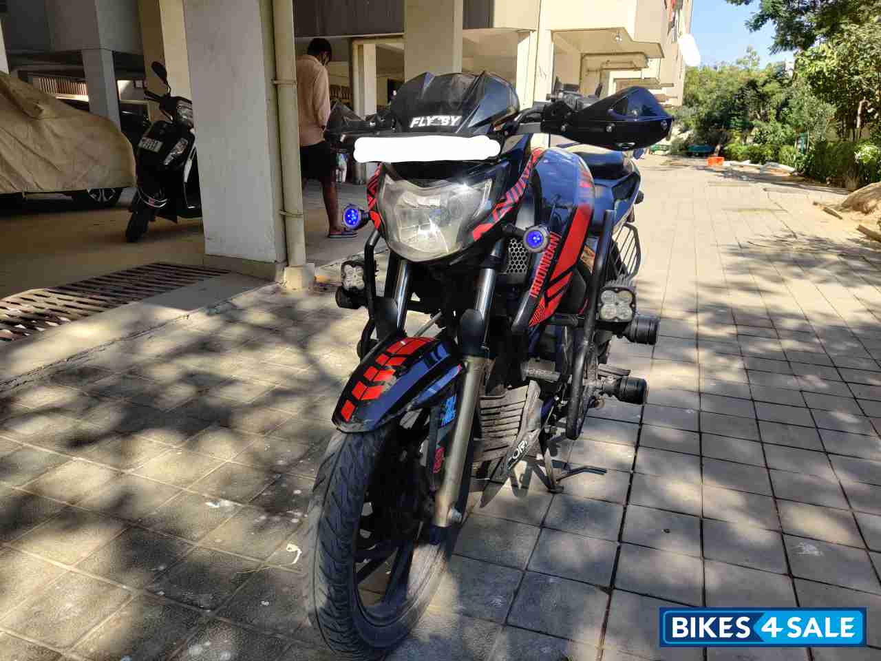 Red Black Decals TVS Apache RTR 200 4V