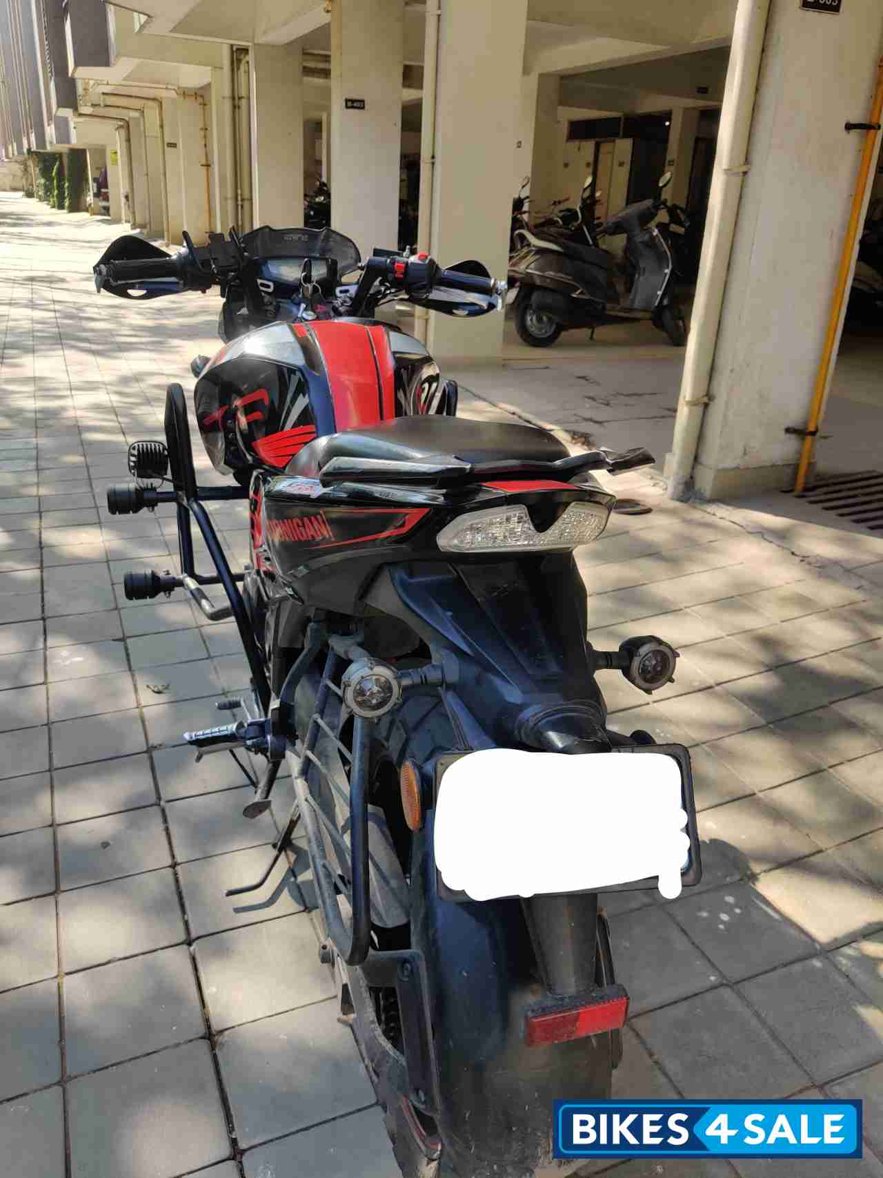 Red Black Decals TVS Apache RTR 200 4V
