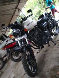 Whimsical White And Black Royal Enfield Thunderbird X 350