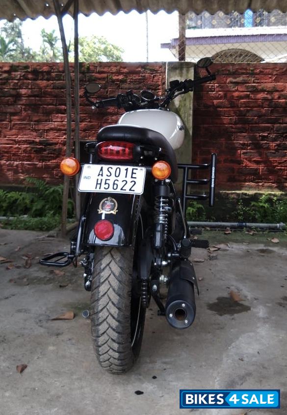 Whimsical White And Black Royal Enfield Thunderbird X 350