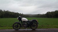 Whimsical White And Black Royal Enfield Thunderbird X 350