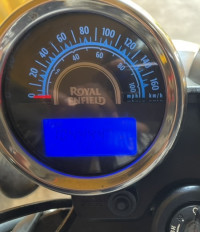 Whimsical White And Black Royal Enfield Thunderbird X 350