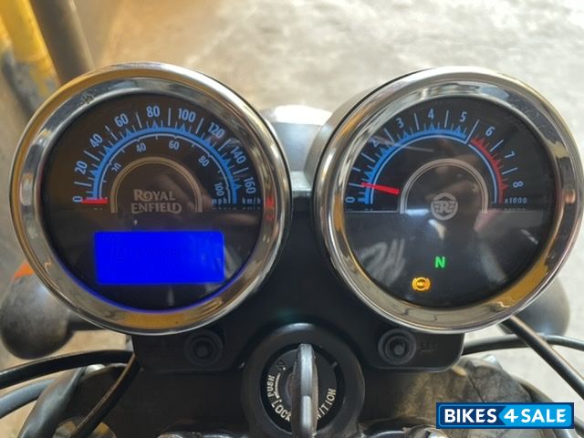 Whimsical White And Black Royal Enfield Thunderbird X 350